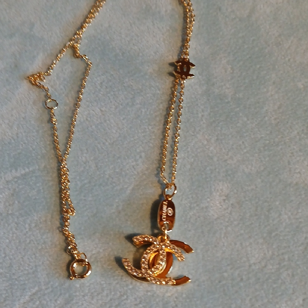 Chanel CC Logo Necklace